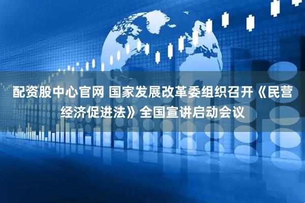 配资股中心官网 国家发展改革委组织召开《民营经济促进法》全国宣讲启动会议