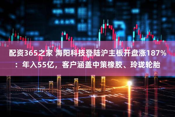 配资365之家 海阳科技登陆沪主板开盘涨187%：年入55亿，客户涵盖中策橡胶、玲珑轮胎